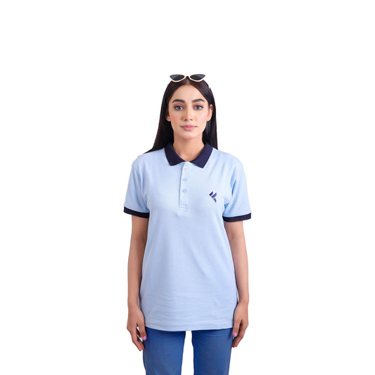 KF Sky Blue Polo Shirt - L
