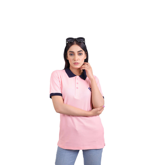 KF Light Pink Polo Shirt - L