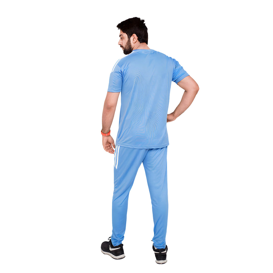 ADI Sky Blue Dri-Fit Tracksuit