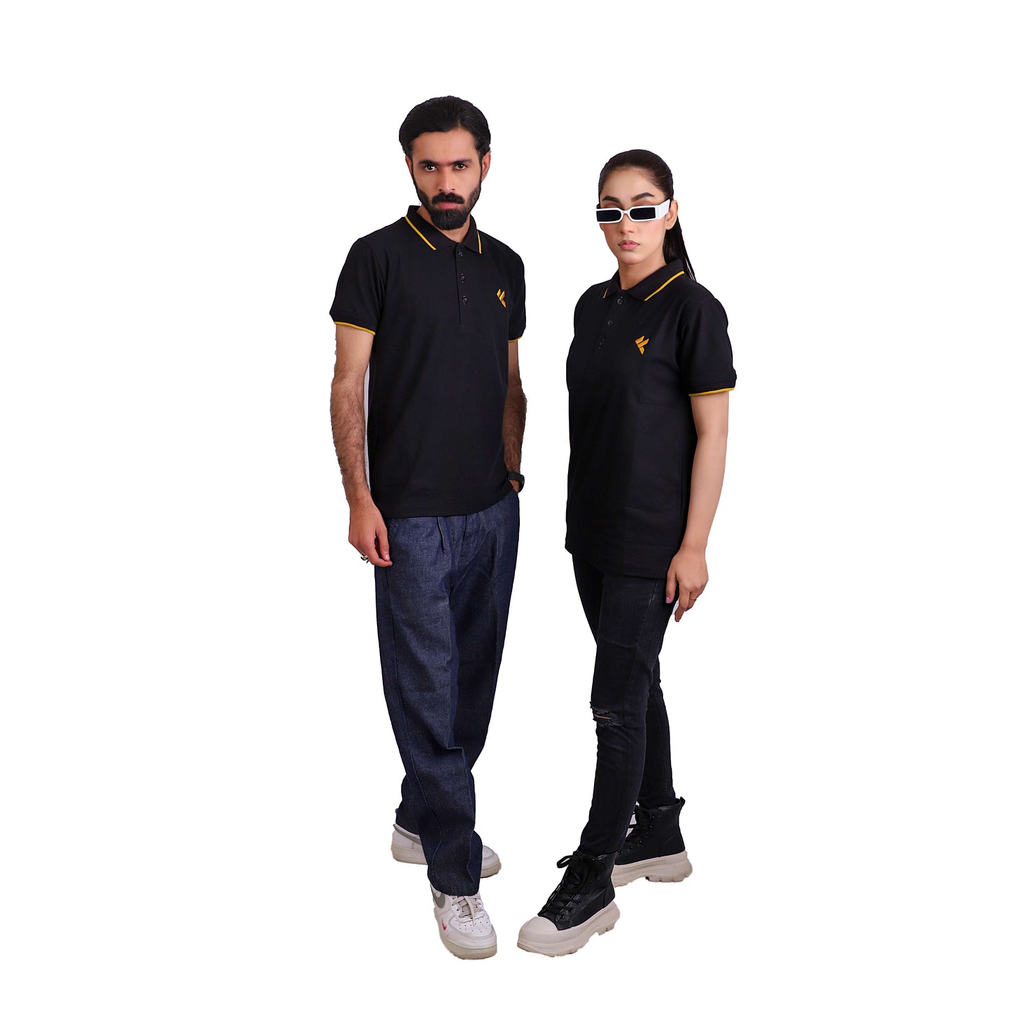 KF Black Polo Shirt