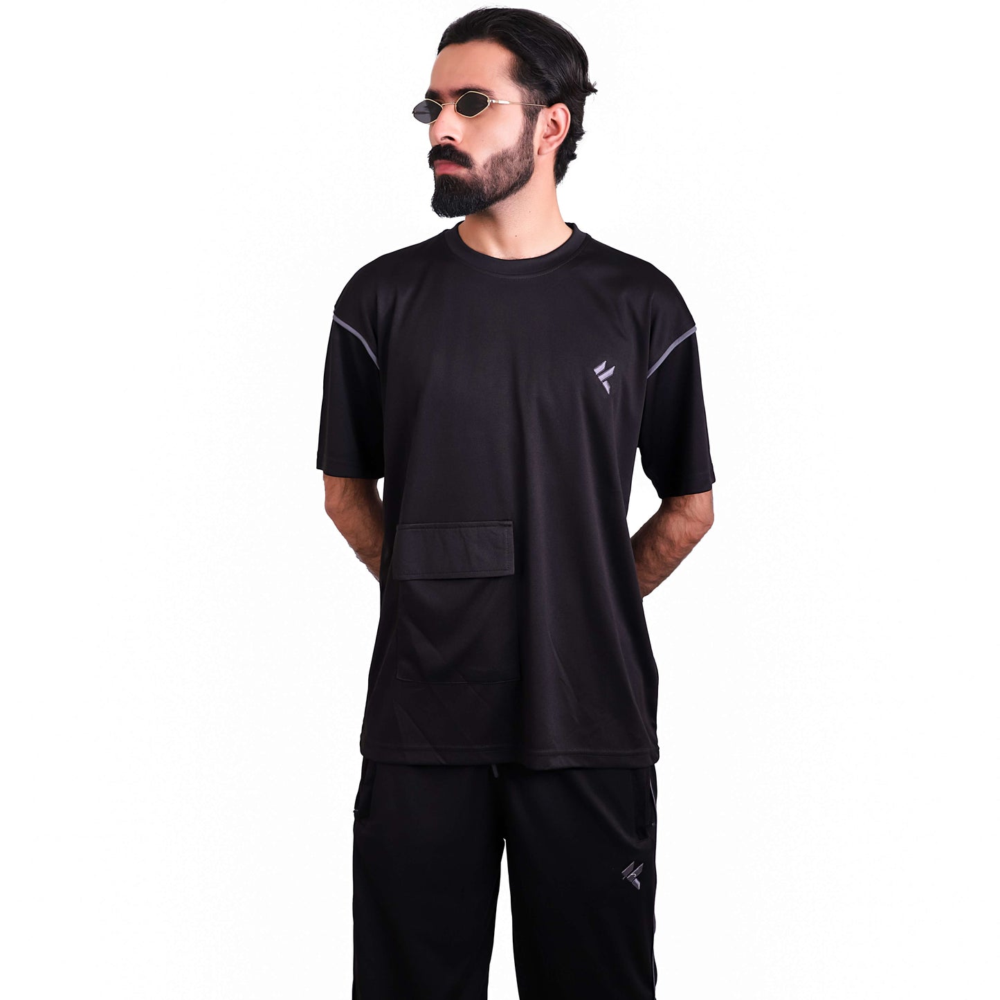 KF Black Shorts Dri-Fit Tracksuit