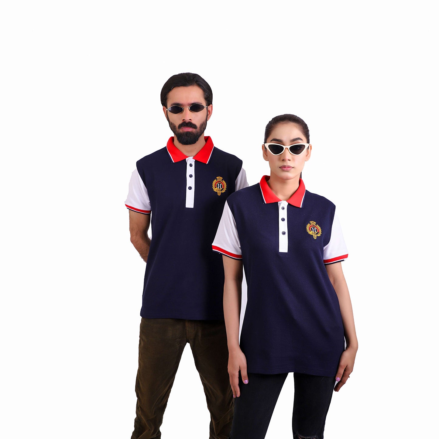 HACKT Navy Blue Polo Shirt