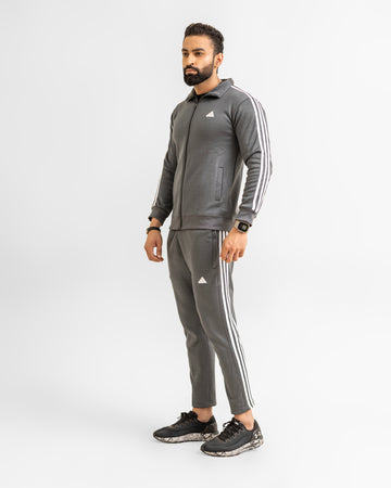 ADI Gray Full Sleeves Winter Tracksuit