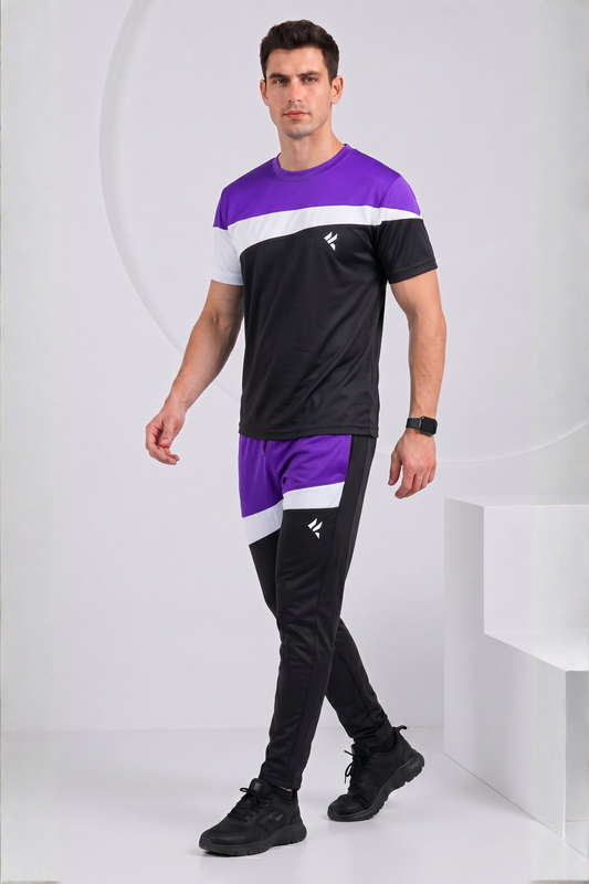 KF Purple White & Black Dri-Fit Tracksuit
