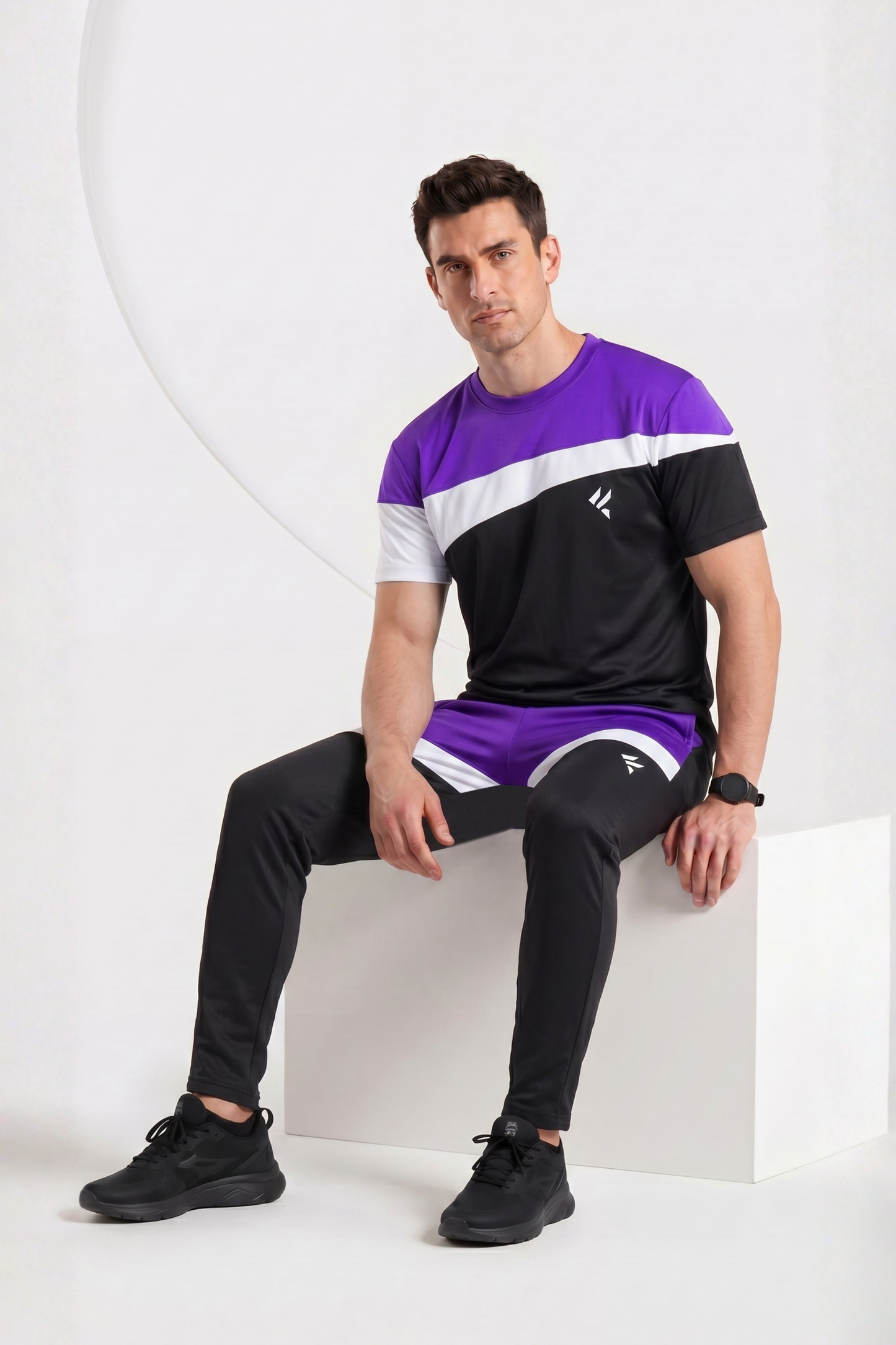 KF Purple White & Black Dri-Fit Tracksuit