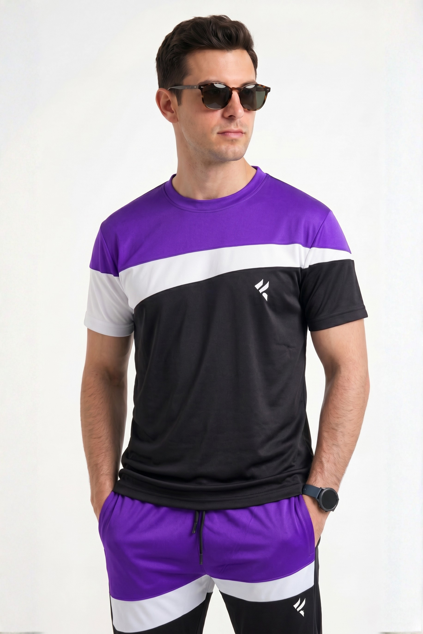 KF Purple White & Black Dri-Fit Tracksuit