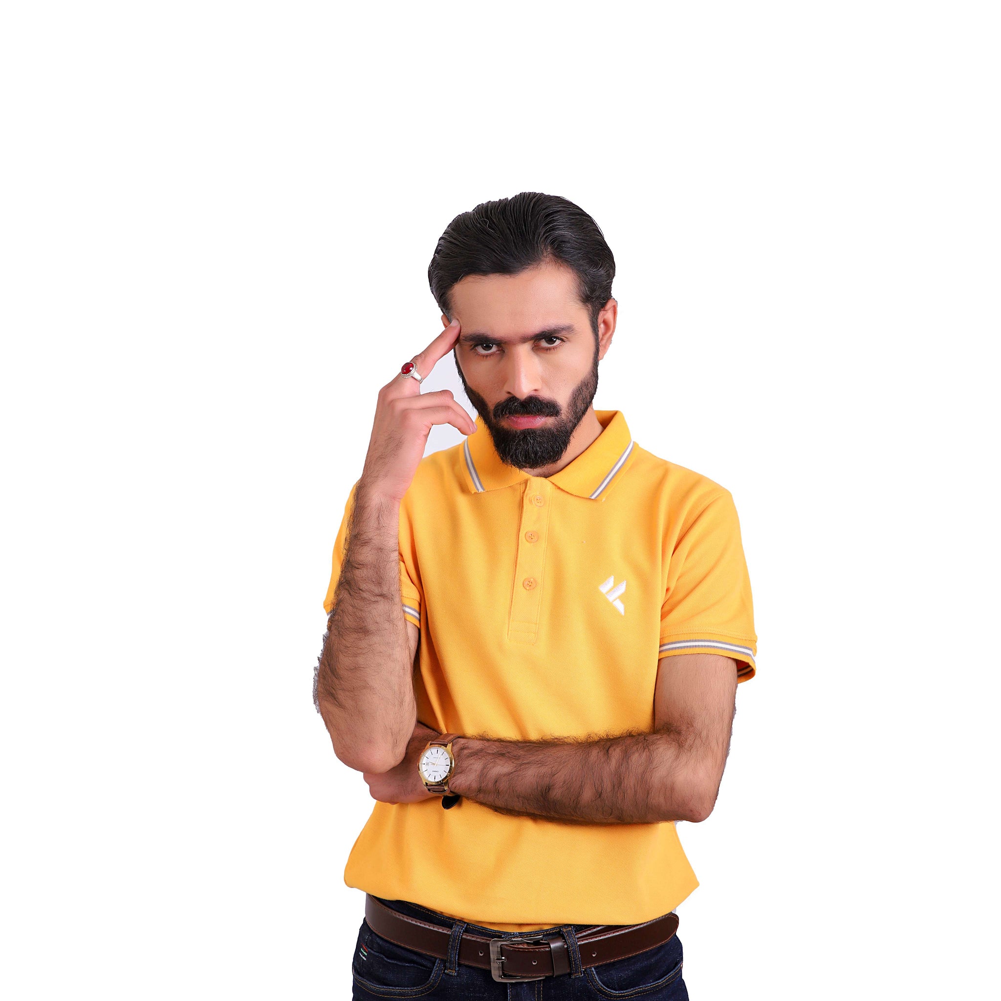 KF Mustard Polo Shirt