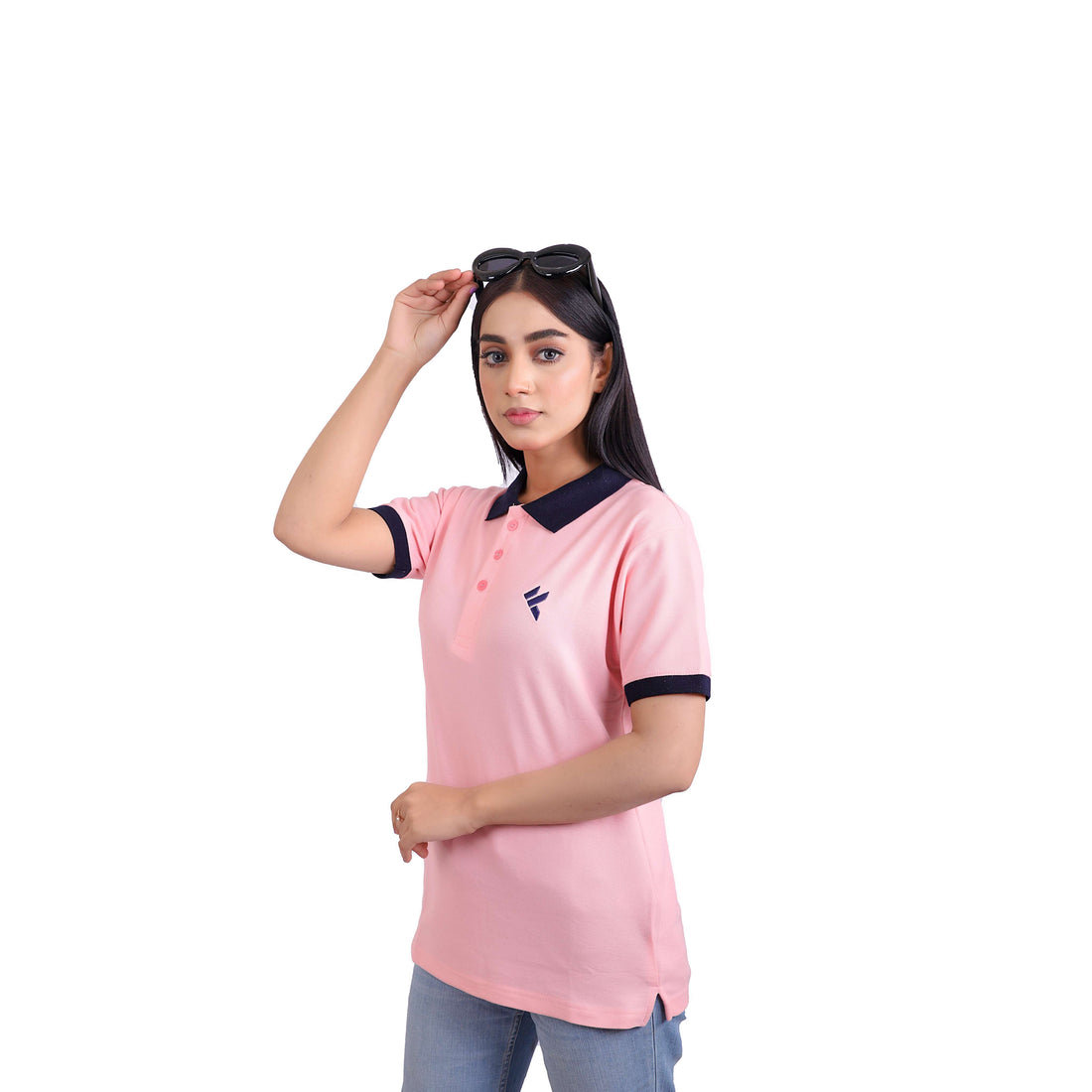 KF Light Pink Polo Shirt - L