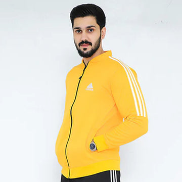 ADI Yellow Full Sleeves Winter Track Jacket