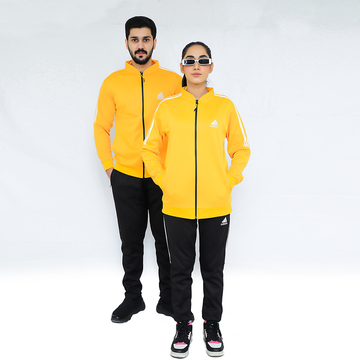 ADI Yellow Full Sleeves Winter Tracksuit