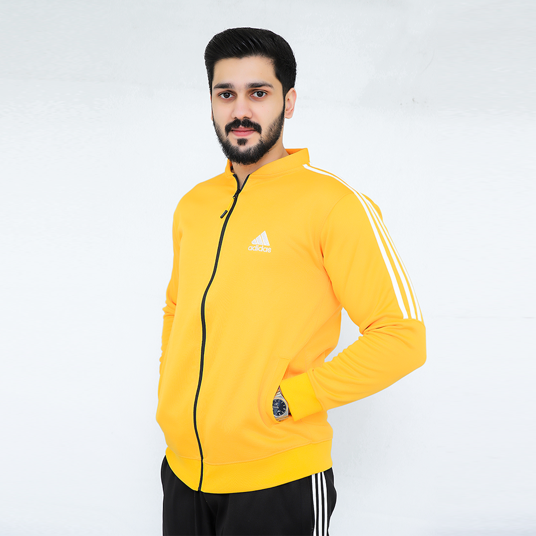 ADI Yellow Full Sleeves Winter Tracksuit