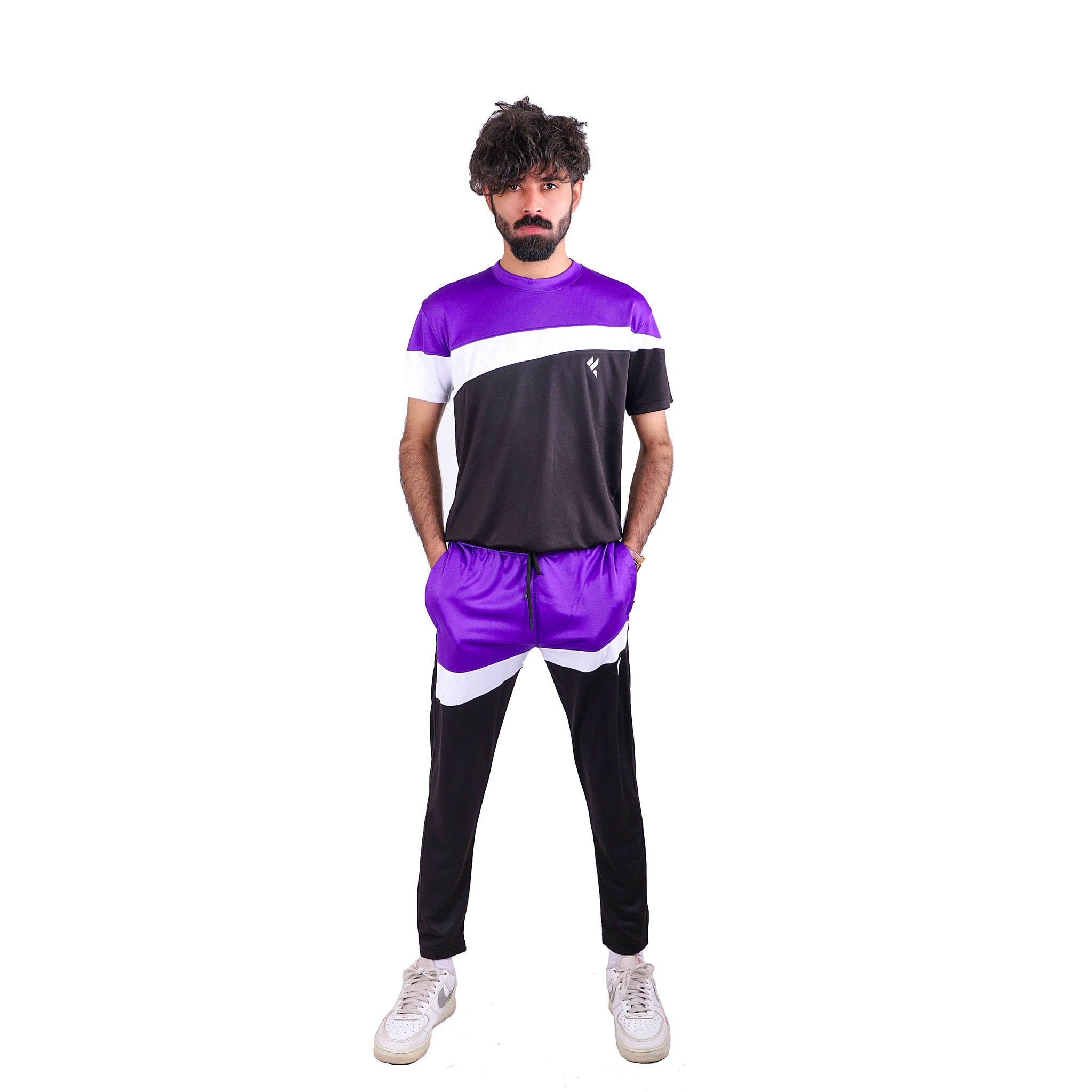 KF Purple White & Black Dri-Fit Tracksuit