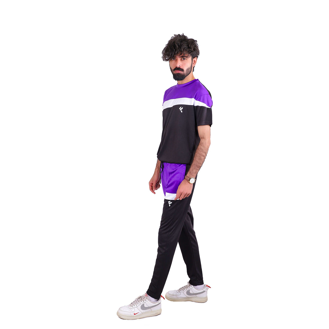 KF Purple White & Black Dri-Fit Tracksuit