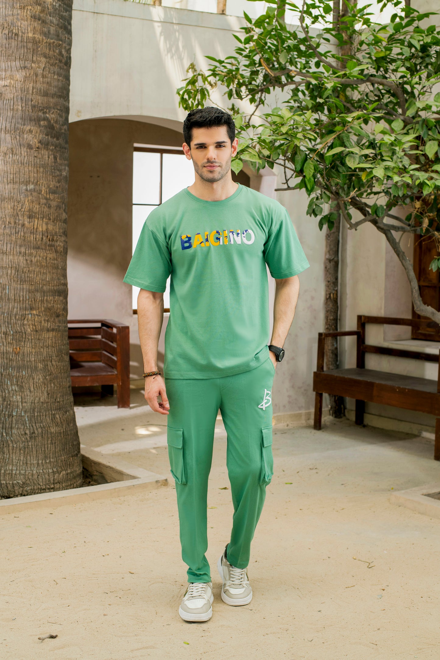 Deep Grass Green, 100 % Pure Cotton Co-Ord Set