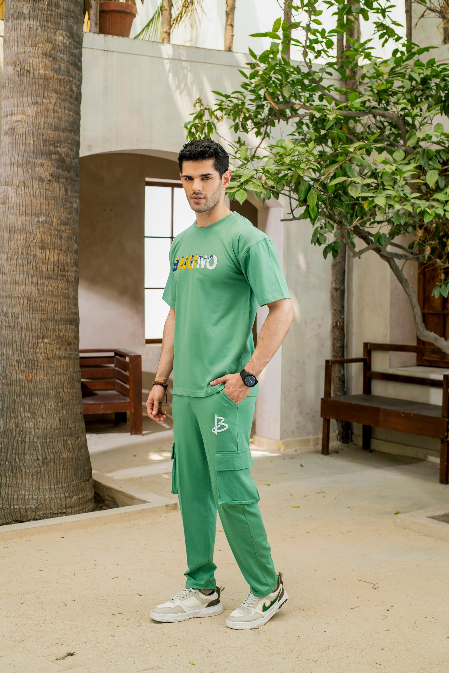 Deep Grass Green, 100 % Pure Cotton Co-Ord Set