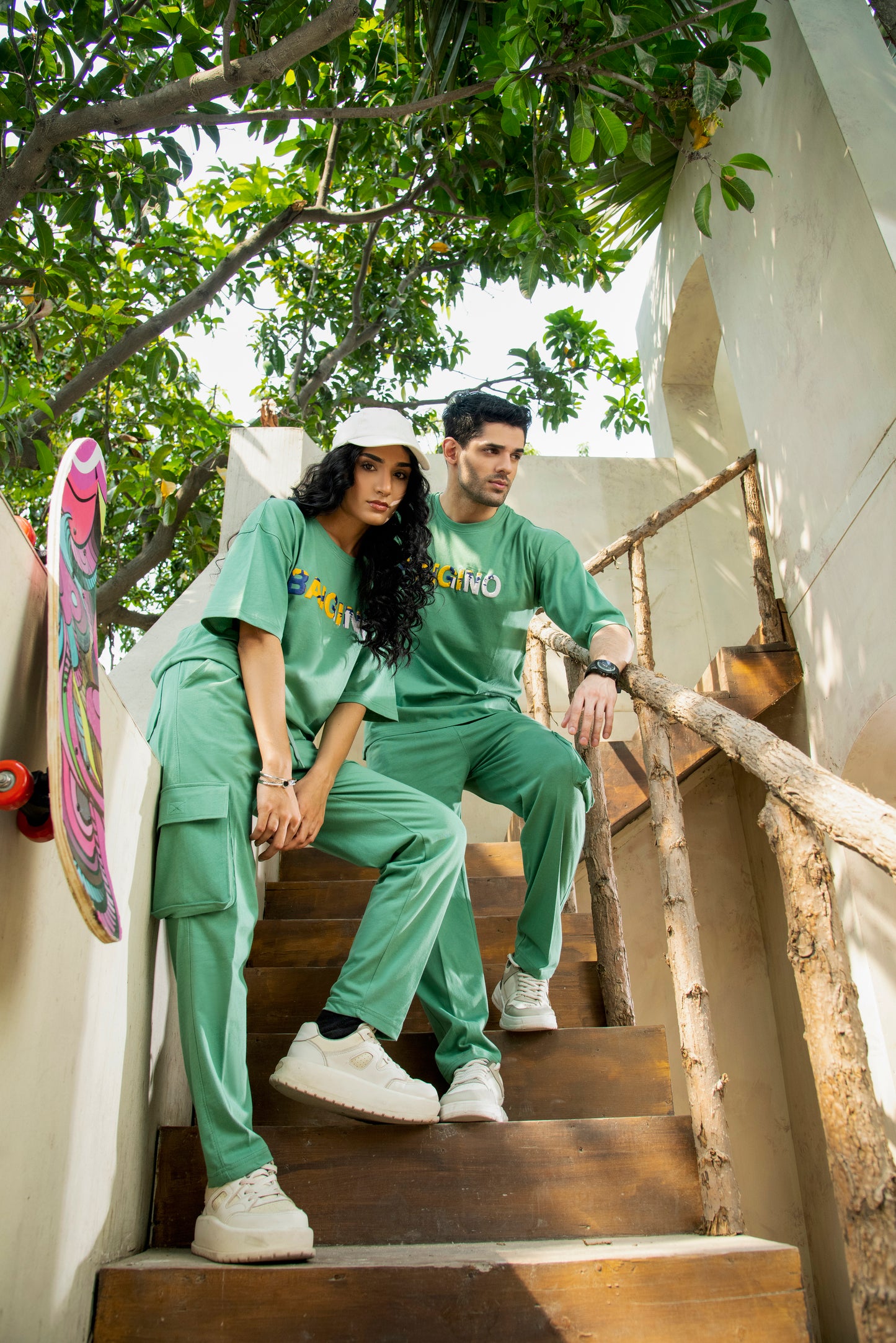 Deep Grass Green, 100 % Pure Cotton Co-Ord Set