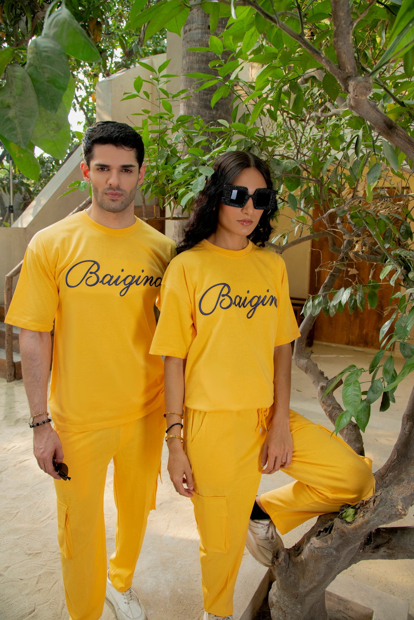 Marigold (Mustard Yellow), 100 % Pure Cotton Co-Ord Set