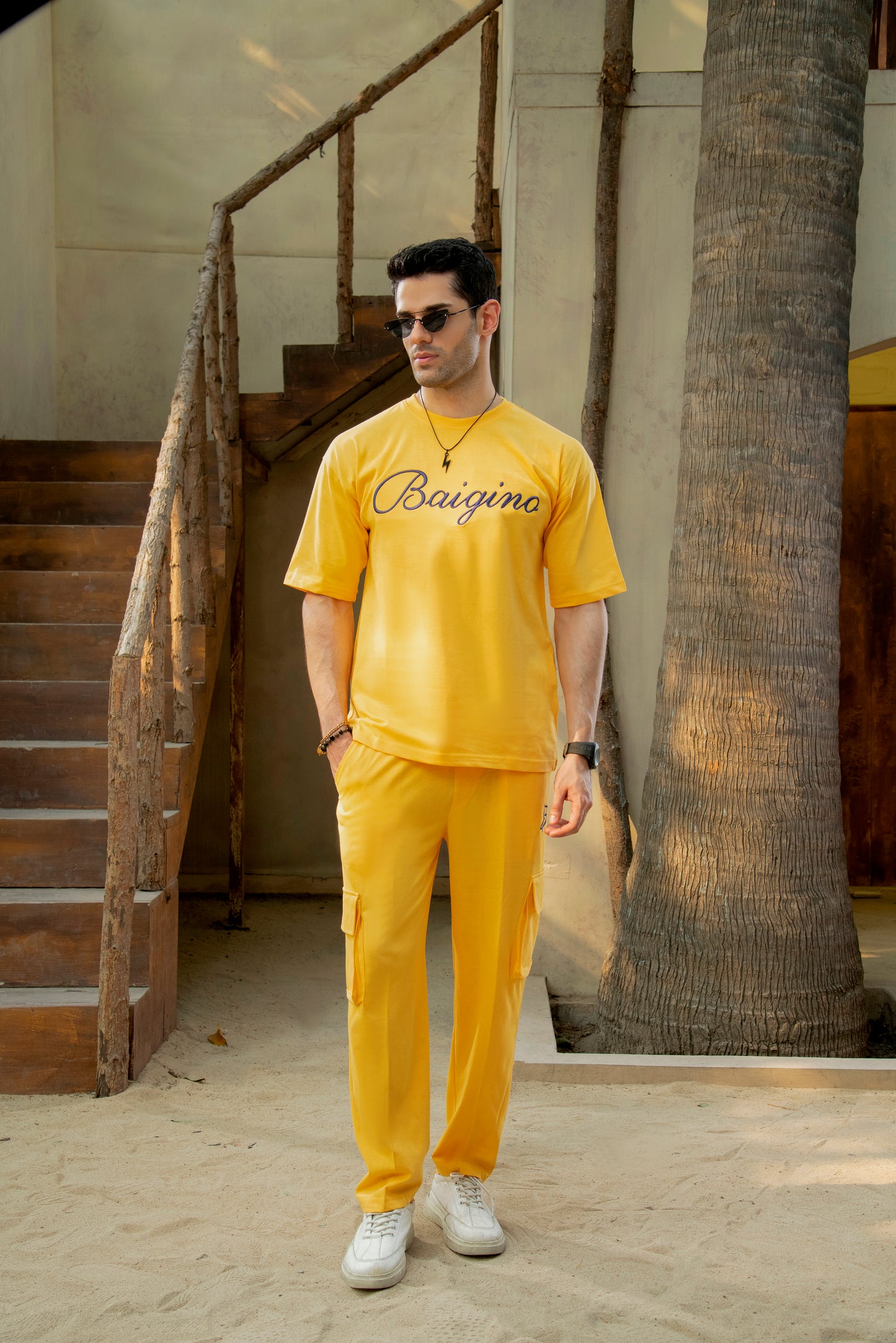 Marigold (Mustard Yellow), 100 % Pure Cotton Co-Ord Set