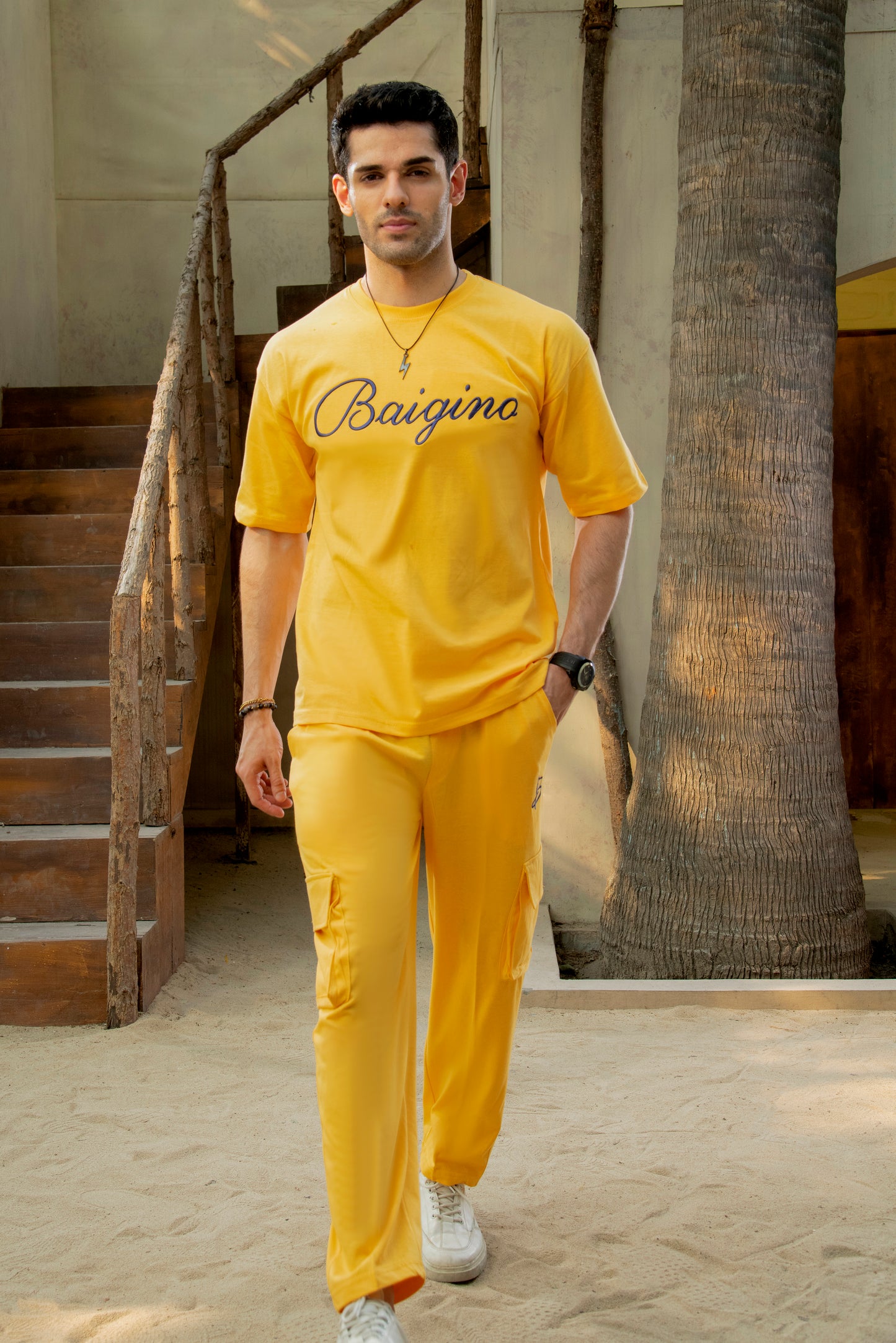 Marigold (Mustard Yellow), 100 % Pure Cotton Co-Ord Set