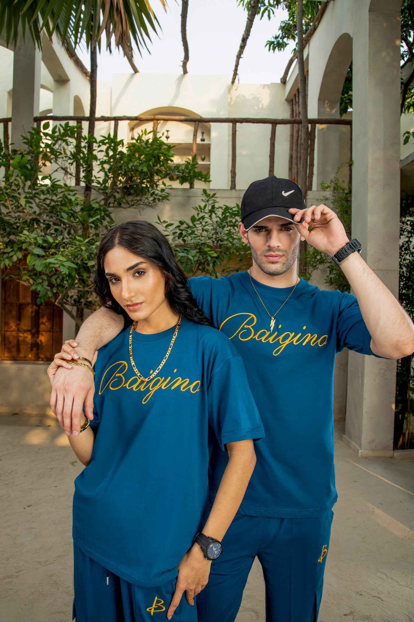 Sailor Blue, 100 % Pure Cotton Co-Ord Set - F