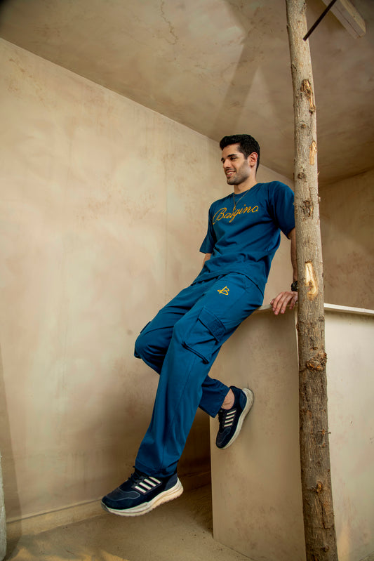 Sailor Blue, 100 % Pure Cotton Co-Ord Set