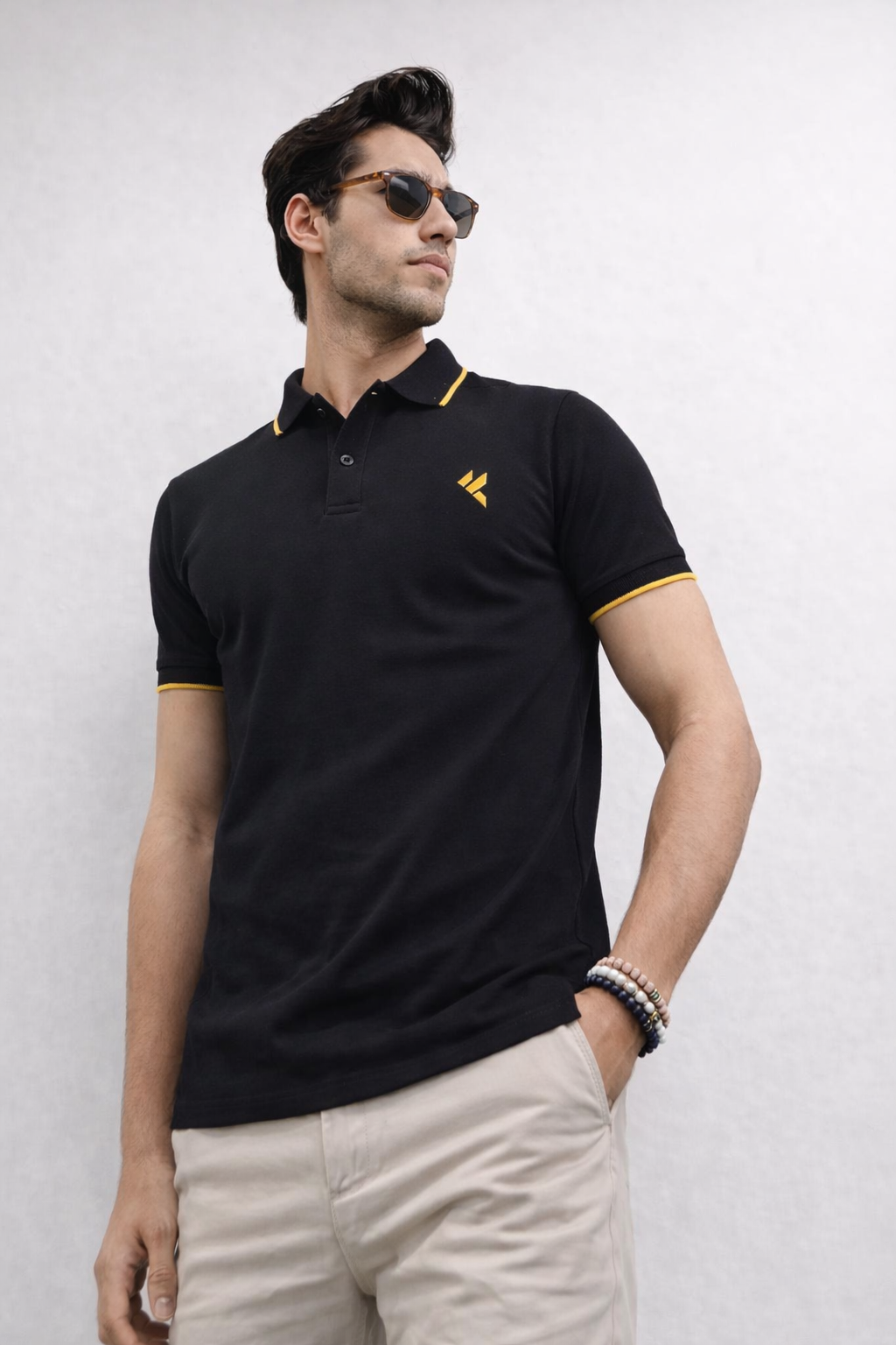 KF Black  Polo Shirt