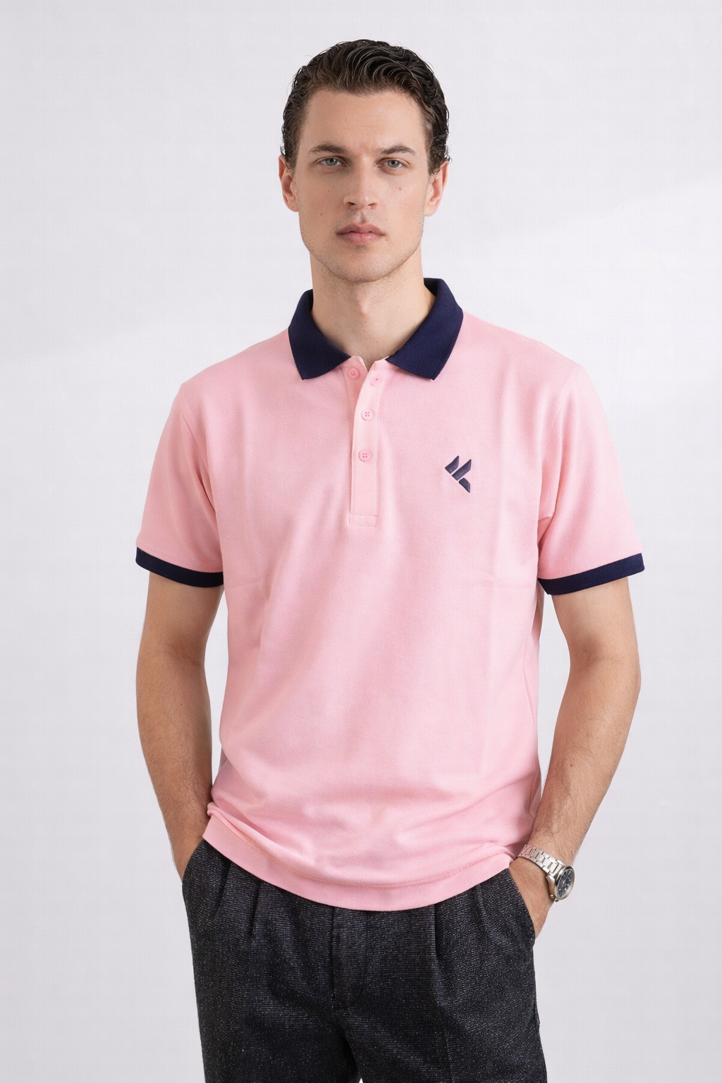 KF Light Pink Polo Shirt