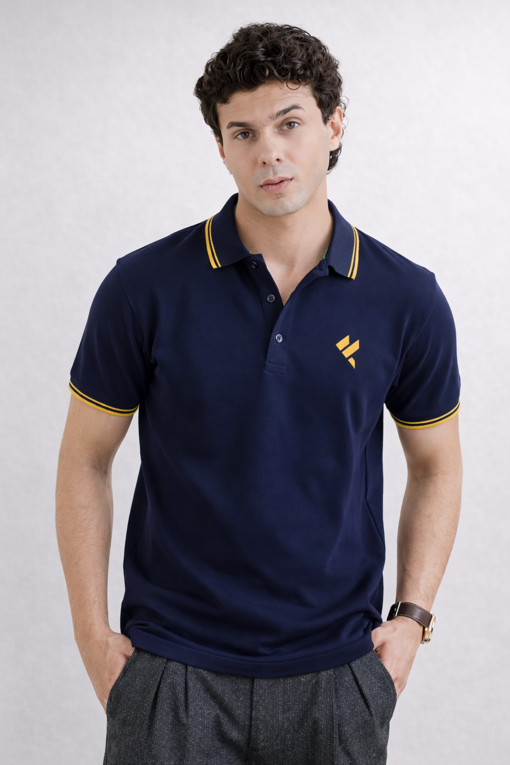 KF Navy Blue Polo Shirt