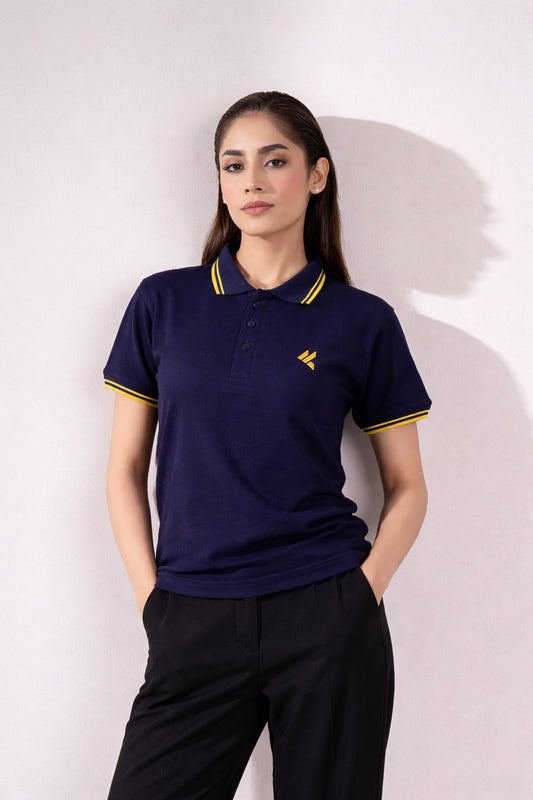 KF Navy Blue Polo Shirt - L