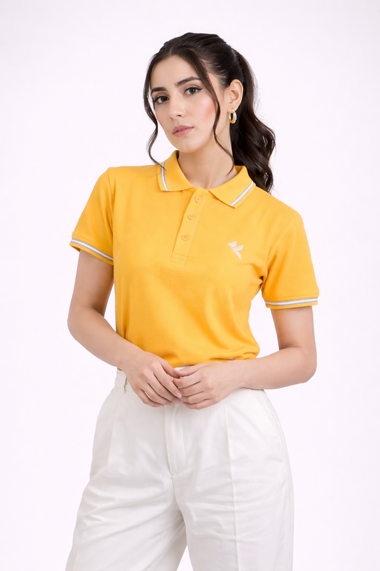 KF Mustard Polo Shirt - L