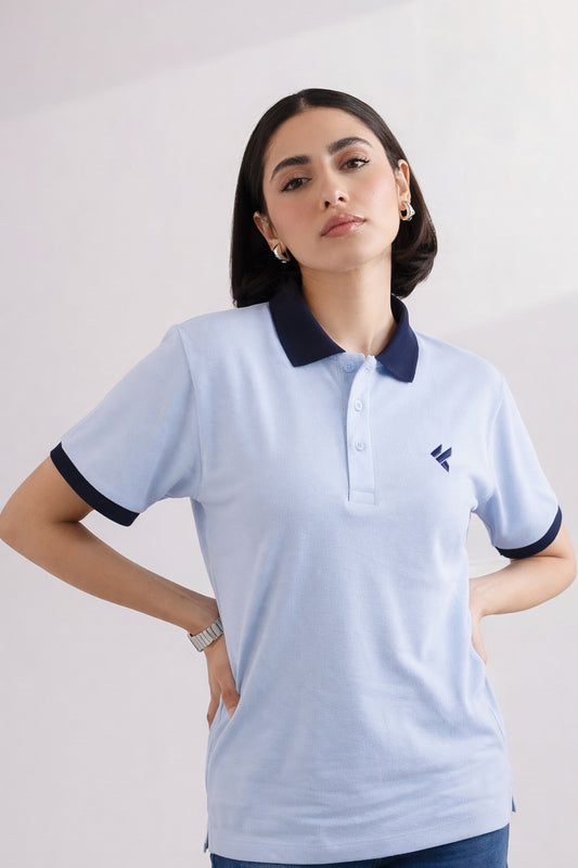 KF Sky Blue Polo Shirt - L
