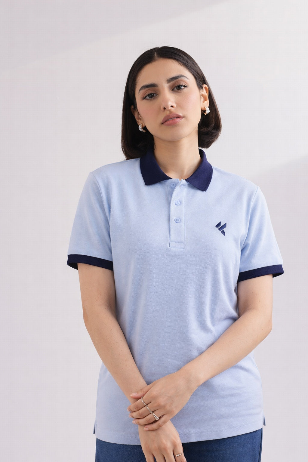 KF Sky Blue Polo Shirt - L