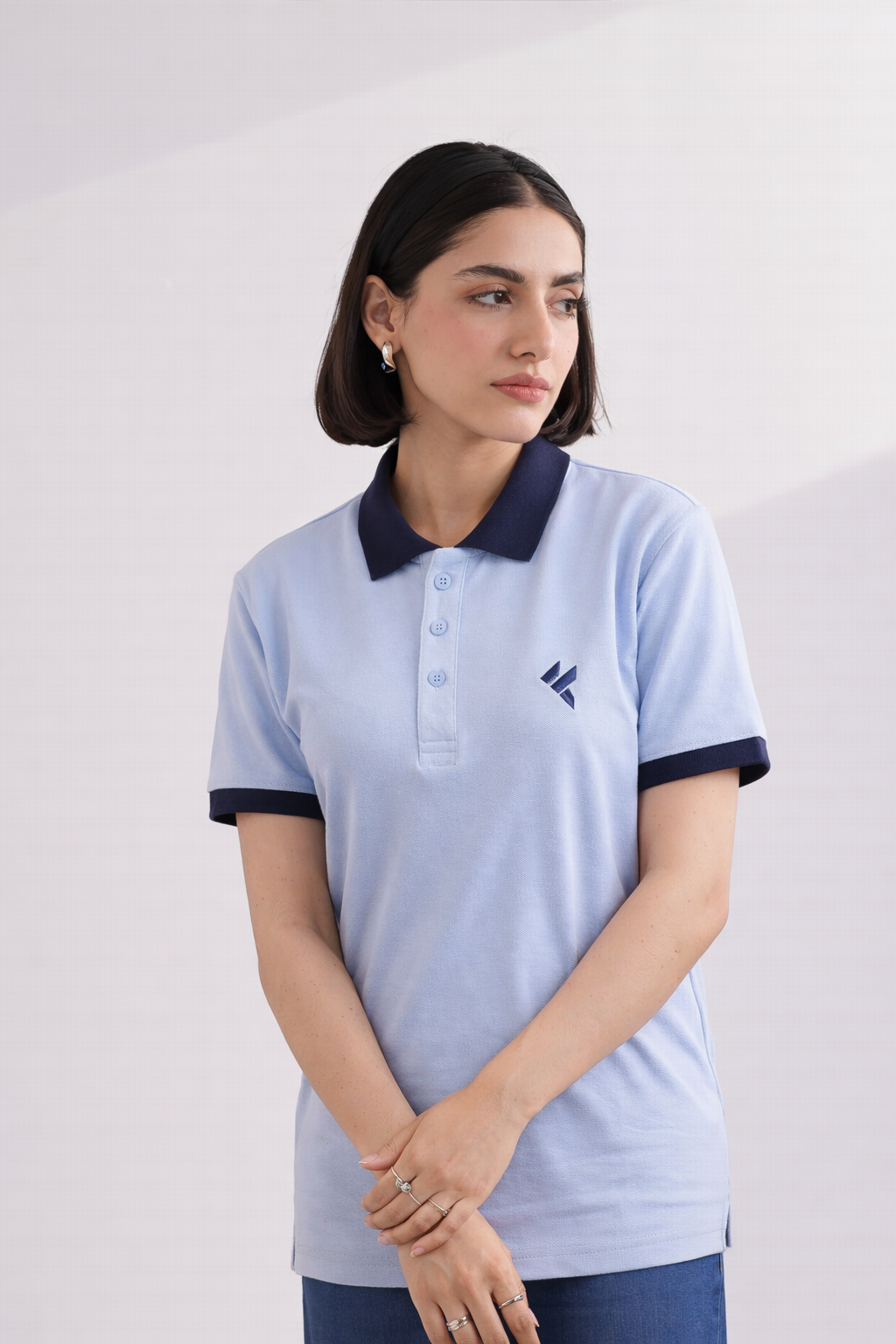 KF Sky Blue Polo Shirt - L