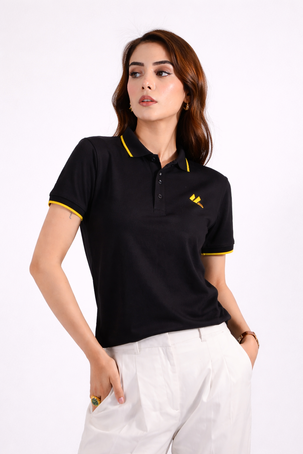 KF Black Polo Shirt - L