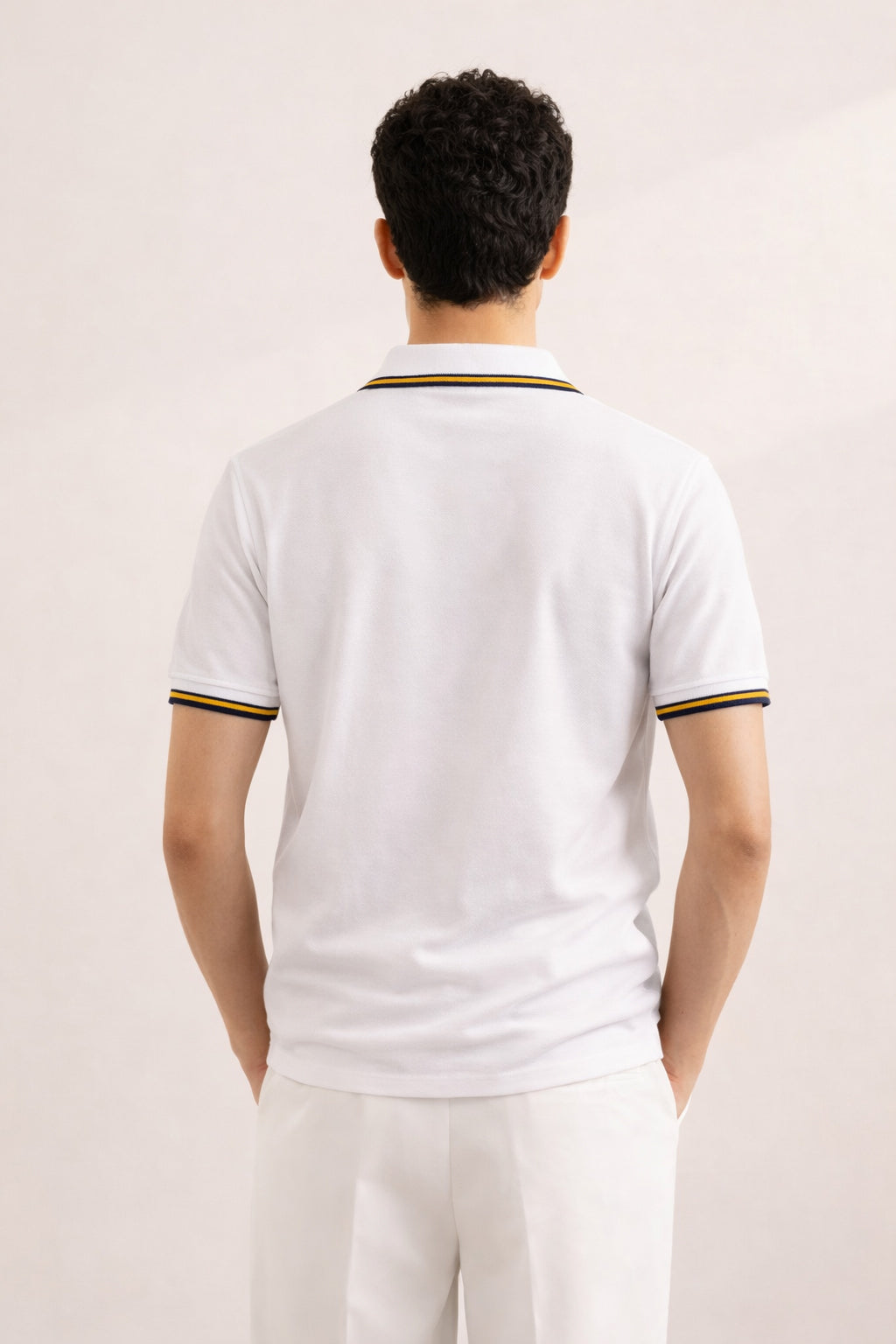 PO-78 White Polo Shirt