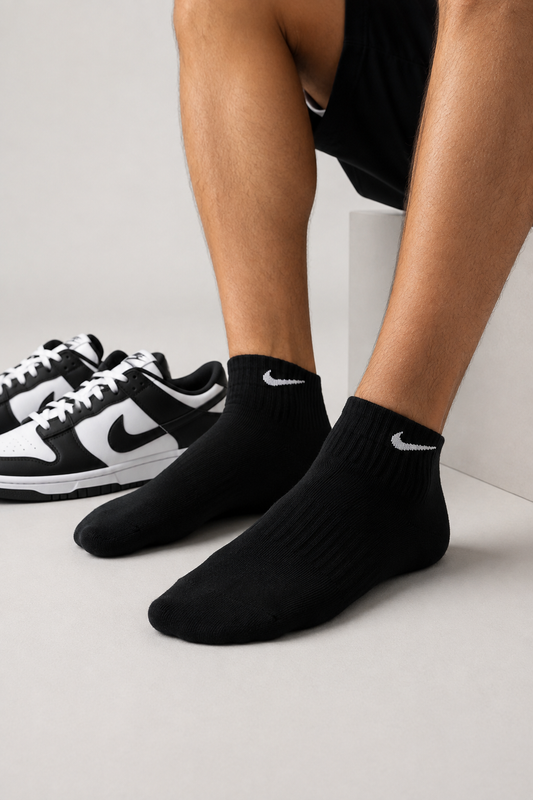 Nike black adult ankle socks pack of 3 - image 1