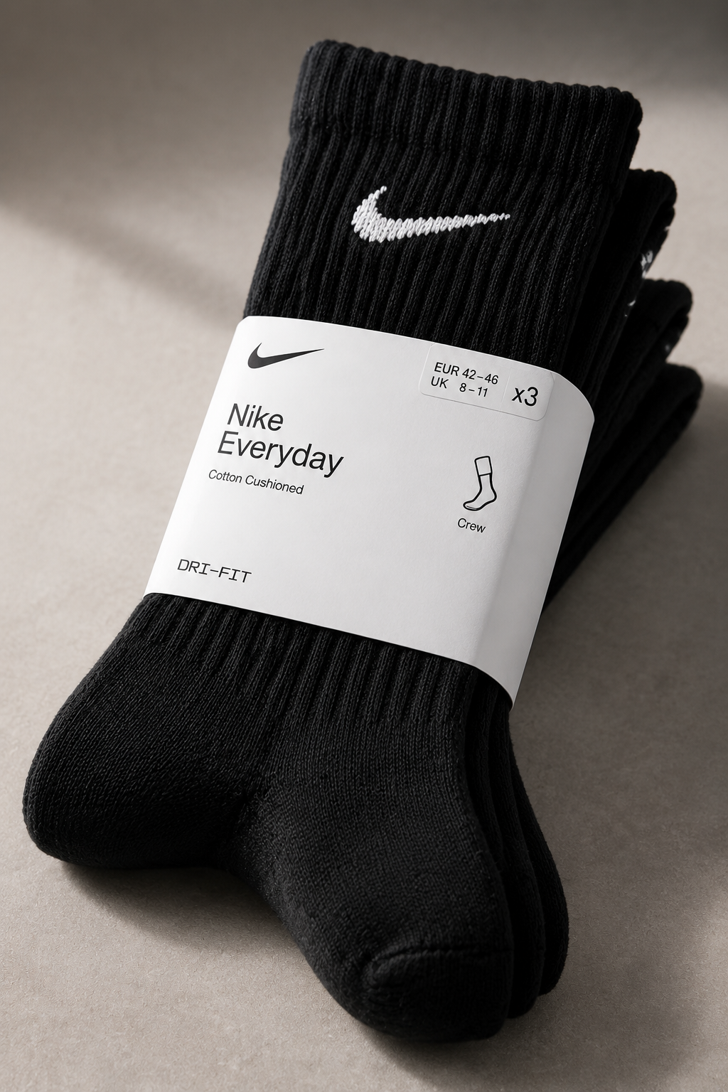 Nike black crew socks pack of 3 - image 3