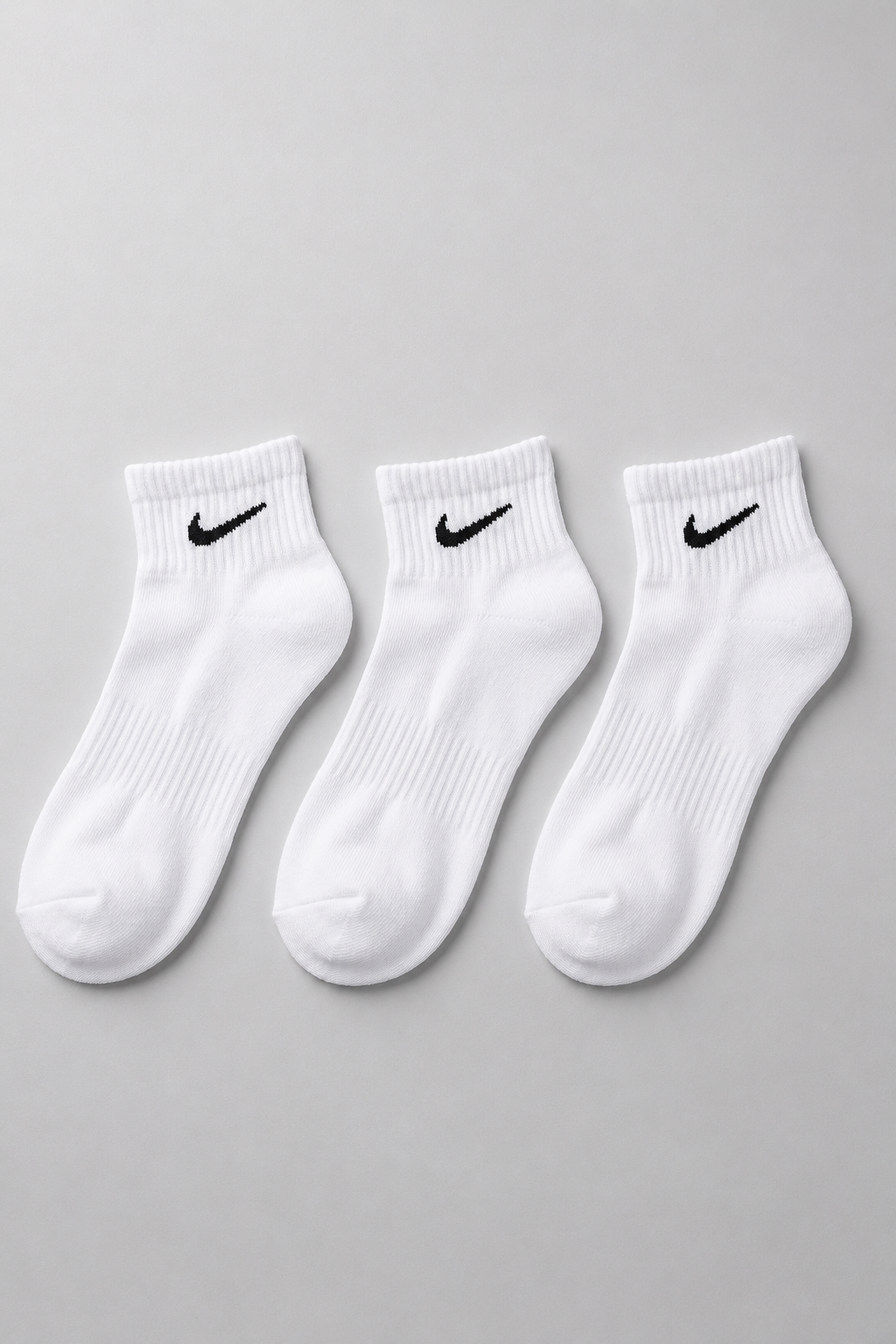 Nike white adult ankle socks pack of 3 - image 2