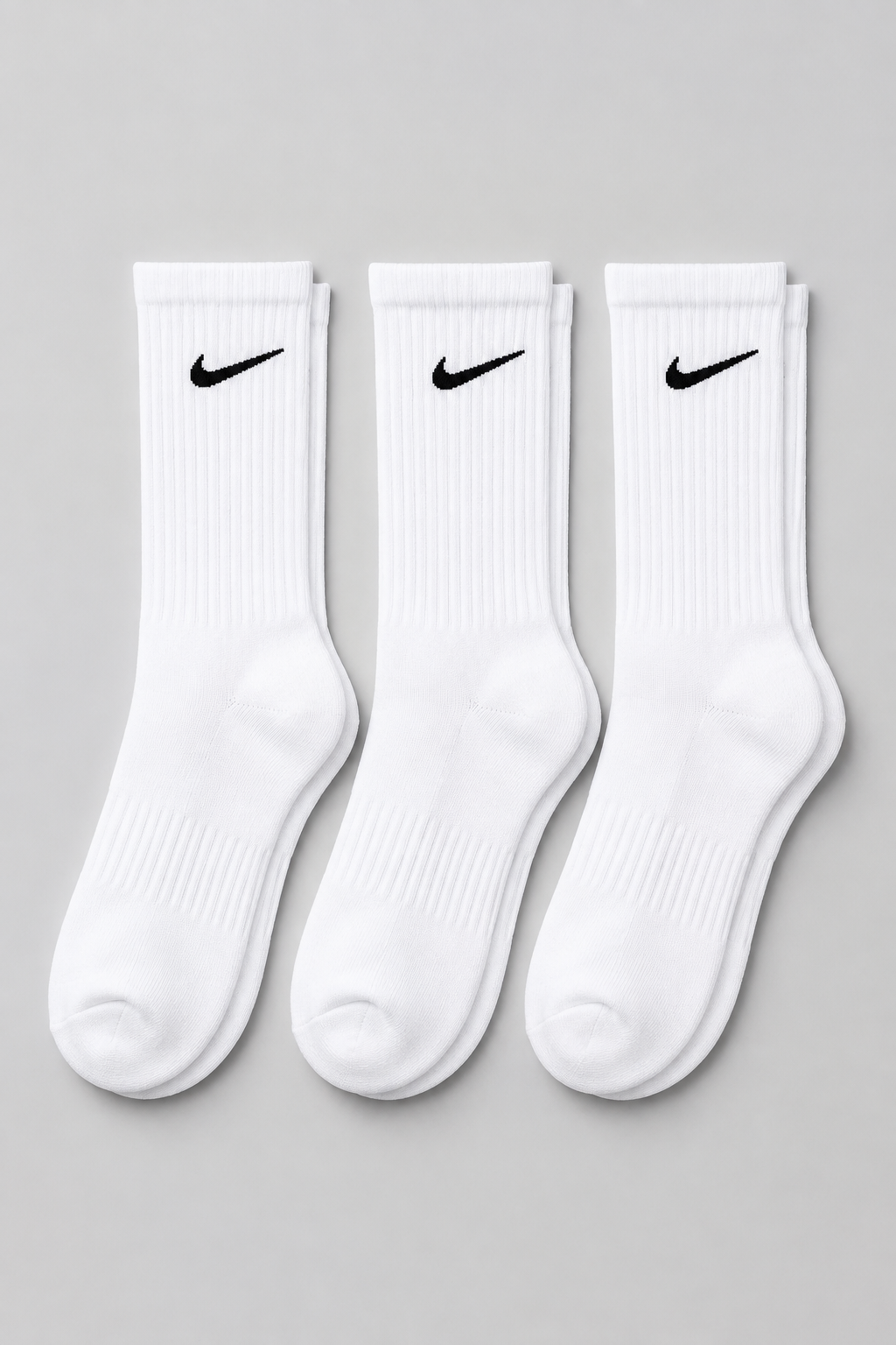 White crew socks pack of 3 - image 2