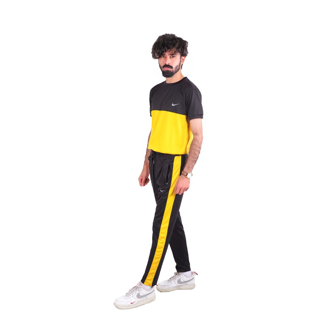 NIK Black & Yellow Dri-Fit Tracksuit